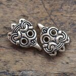 Wadenwickel Haken Birka Bronze oder Versilbert