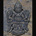 Amulett gefluegelter Mann