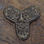 Kleeblattfibel Bronze