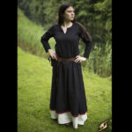 Mittelalter Kleid Schwarz S bis XL