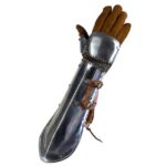 Armschutz Metall Poliert 1Paar