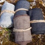 Wadenwickel Braun, Schwarz und Grau