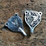 Wadenwickel Haken England versilbert