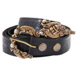 Gurtel Knotenmuster Schwarz