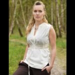 Mittelalter Sommer Bluse