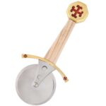 Pizzaroller mit Schwertgriff