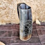 Horn Becher Odin auf Sleipnir