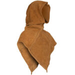 Wildleder Gugel Beige