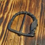 Gurtelschnalle geschmiedet Blatt