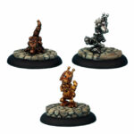 Wolsung Triad of Lotus Dragon Golemic Dragon Babies 3Figuren