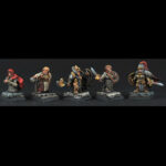 Zwergen Weibliches Character Set. 5Figuren