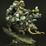 Ork Krieger auf Wildschwein